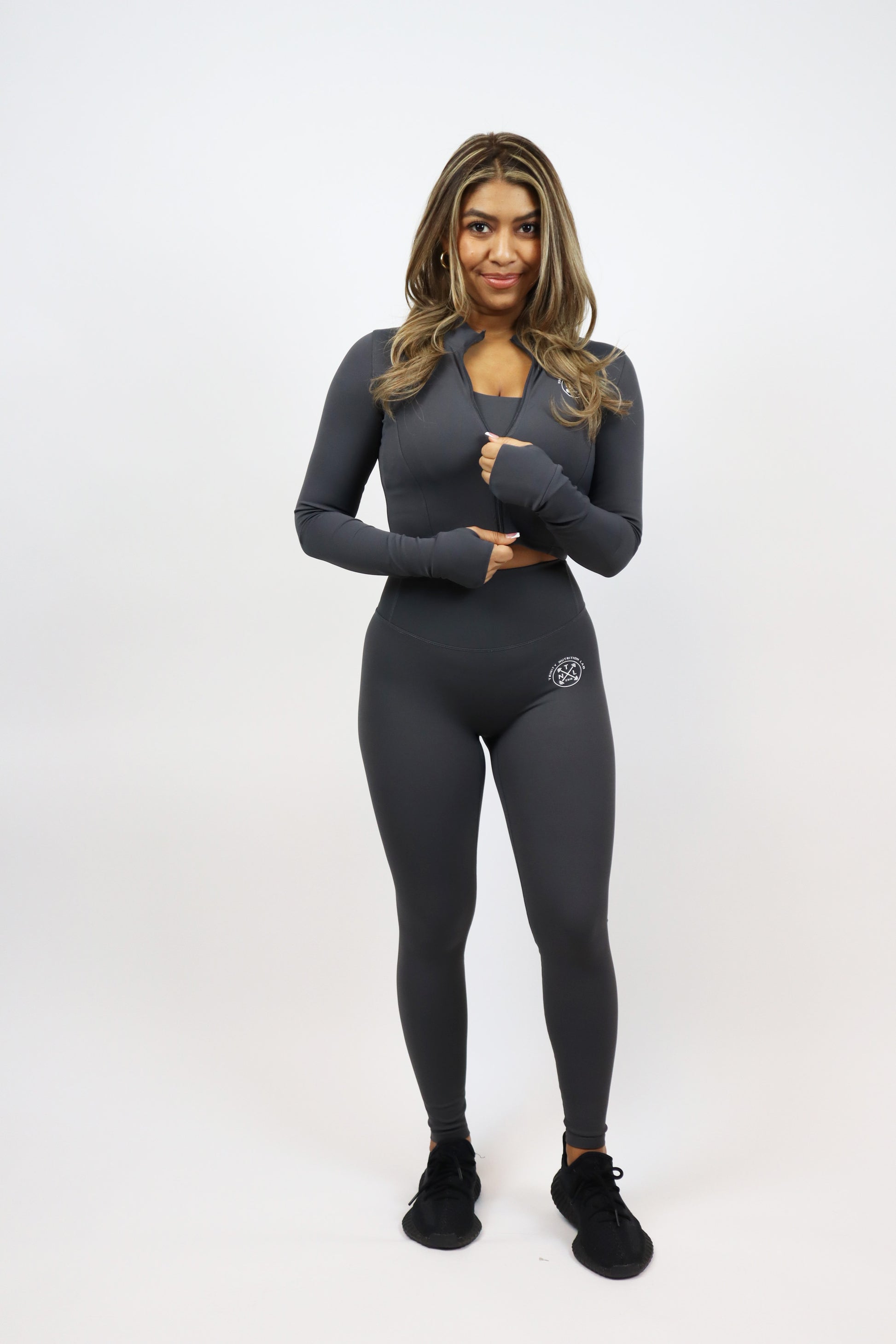 Paragon crop zip jacket best for gym, yoga or lifestyle